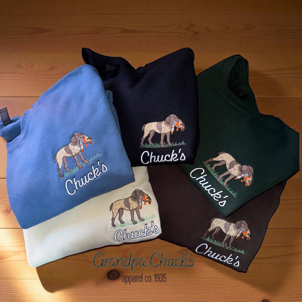 Chuck's German Short Haired Pointer Crewneck
