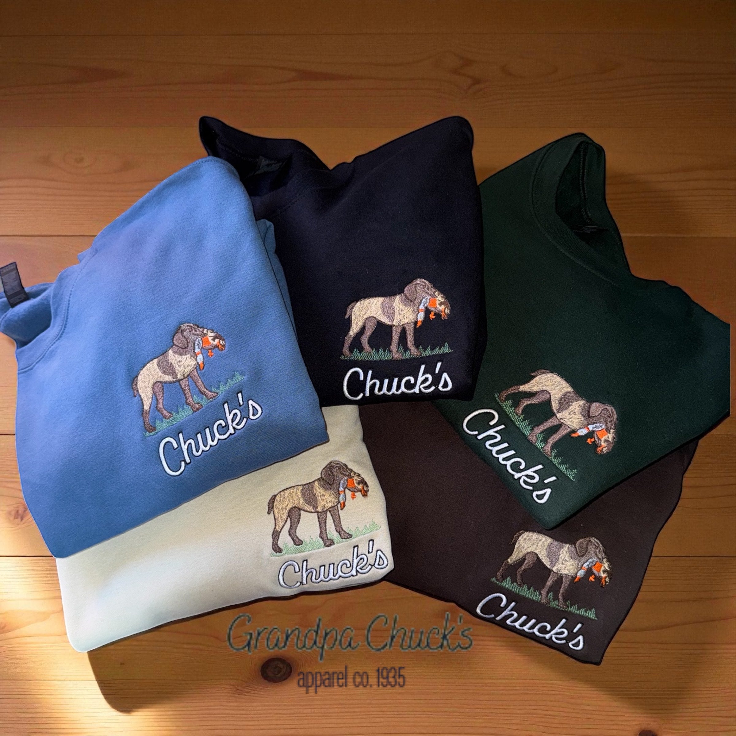 Chuck's German Short Haired Pointer Crewneck